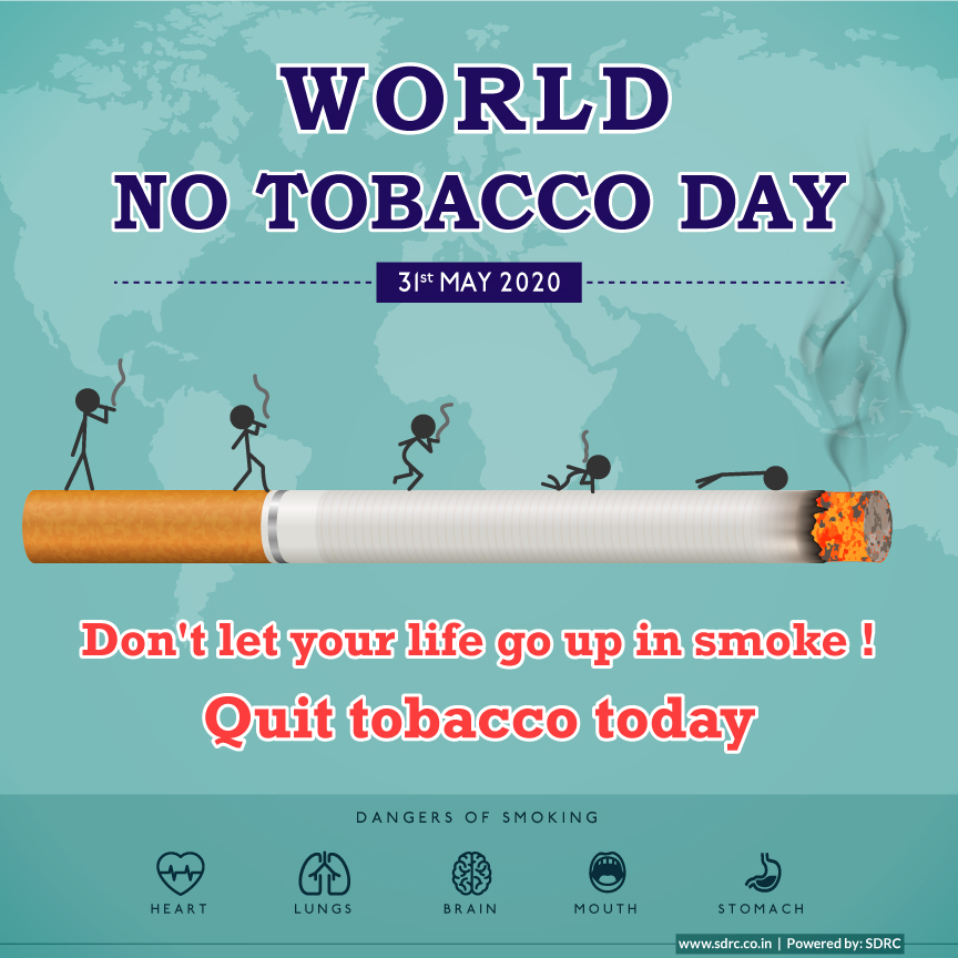 World No Tobacco Day 2020: Tobacco addiction is as bad as COVID-19